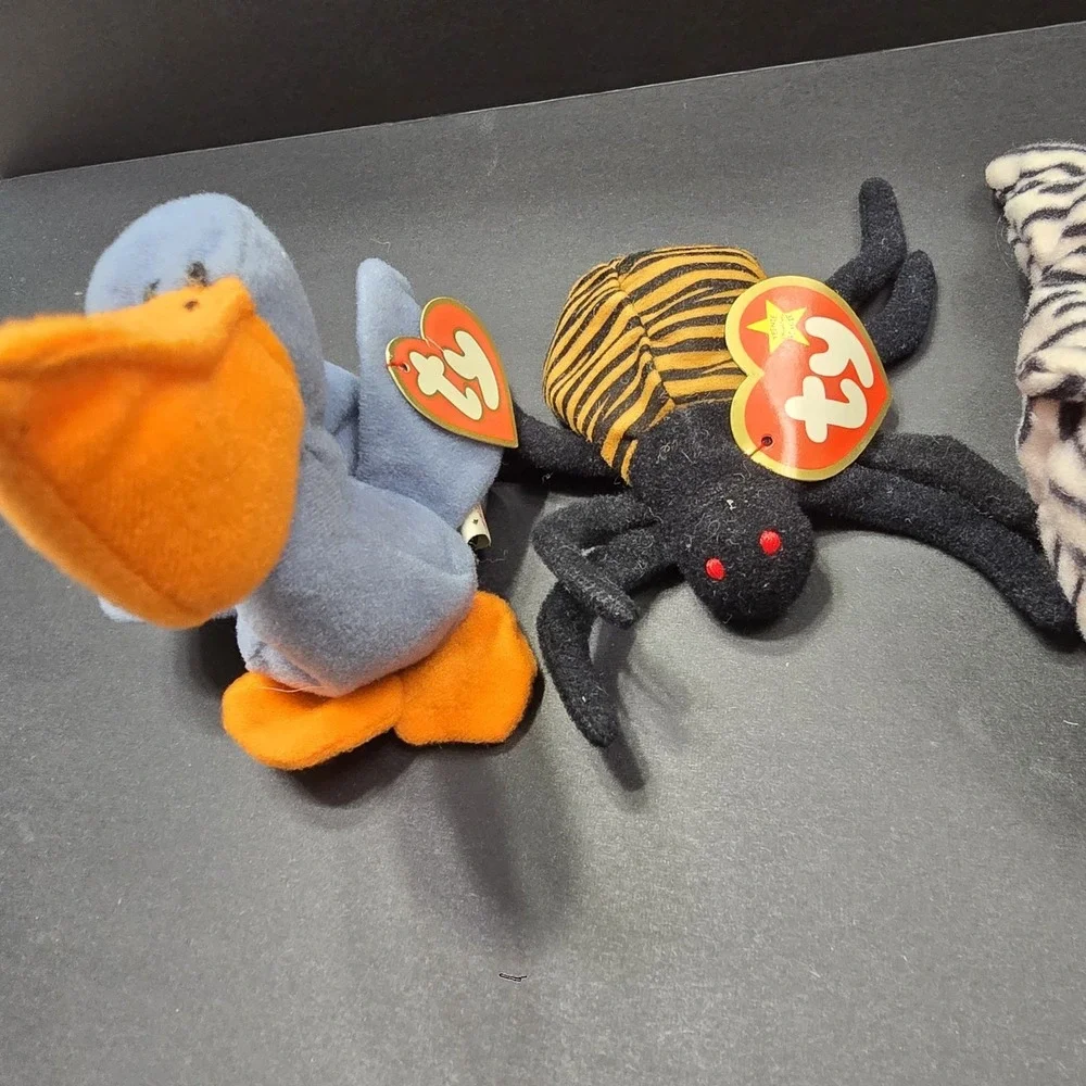 Teenie Tiny Beanie Babies Twigs Spinner‎ Blizz Coral Scoop
